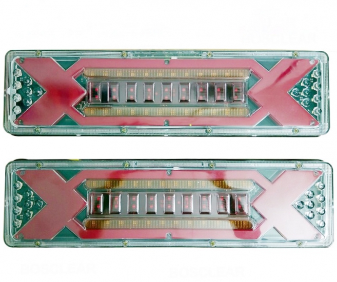 WD-008 Грузовые фонари задние 3000К 1800Lm 24V (комплект 2 шт.)