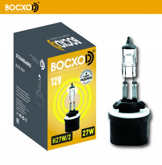 80272 Автолампа галогенная Н27W/2 12V PGJ13 BOCXOD