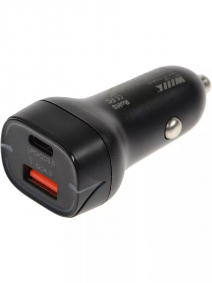 UCC-7-2-08 Зарядное устройство WIIX 2 USB-порта(PD3.0+QC4.0),52W, черный