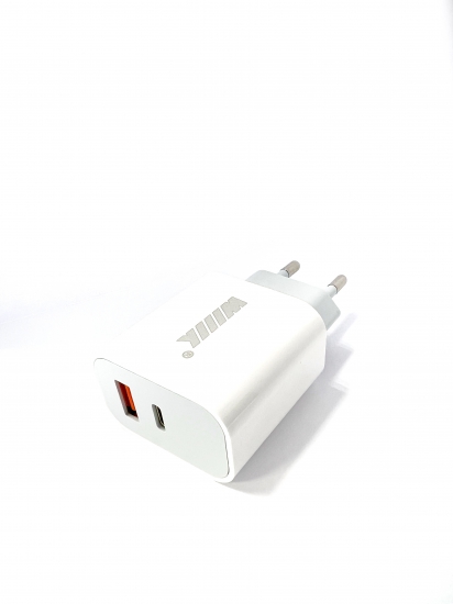 UNN-4-2-04-QCPD Сетевое зарядное устройство 2 USB белый WIIX