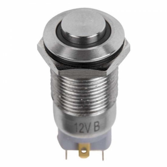 36-3221 Кнопка антивандальная 12 12В Фикс (2с) ON-OFF синяя (А-12-С2) REXANT