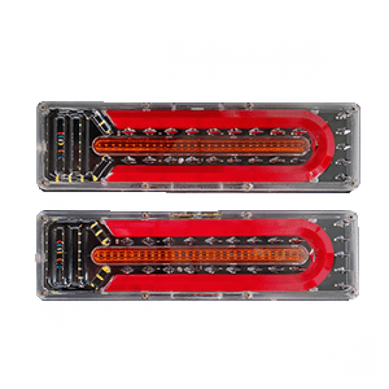 WD-009-24V Грузовые фонари задние 3000К 1800Lm 24V (комплект 2 шт.)