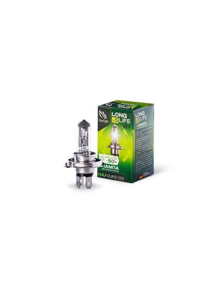 Автолампа H4 (Clearlight) 12V-60/55W LongLife (1 шт.)