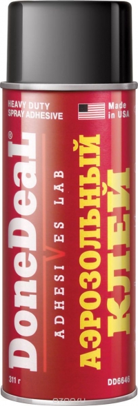 6646 DD Аэрозольный клей (адгезив) Done Deal Heavy duty spray adhesive 