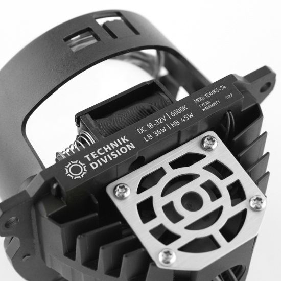 TD01K5-24 Модули TECHNIK DIVISION линзованные Bi-LED бескорпусные 24В, 45Вт, 6000К, 3, к-т 2 шт.