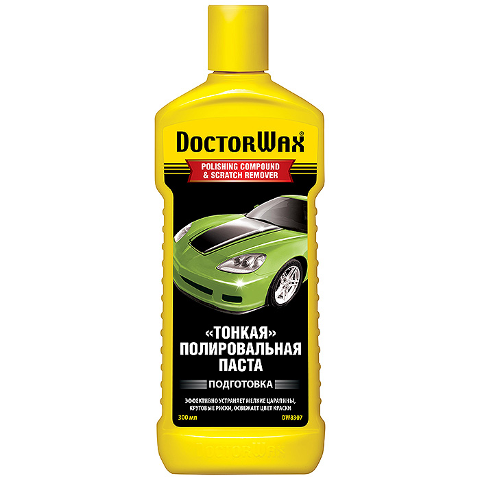 8307 DW Тонкая полировальная паста DOCTOR WAX POLISHING COMPOUND & SCRATCH REMOVER