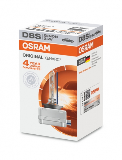 66548 Лампа ксеноновая (D8S) 25w 40V PK32D-1 Osram