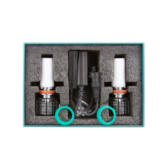 CP011K6 Светодиодные лампы MTF Light серия CYBER LIGHT PRO H11/9 12V 65W 6500lm 6000K кулер, к-т