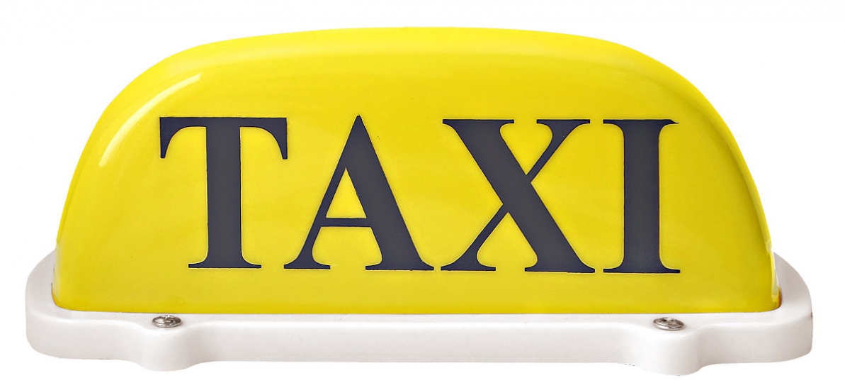 G8061 Знак TAXI желтый свет