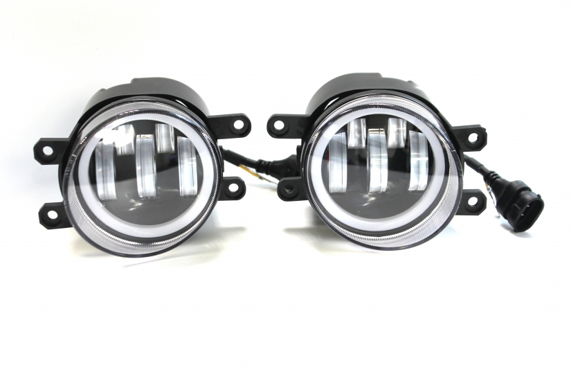 VZ-015-GQ Диодные ПТФ+ДХО Toyota белый свет 50W 12-24V