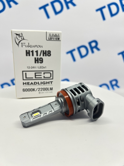 LEF11CW FUKUROU LED H11/H8/H9/H16 12-24V 6000K 2шт
