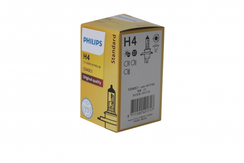 12342C1 Автолампа 12V H4 60/55W Philips