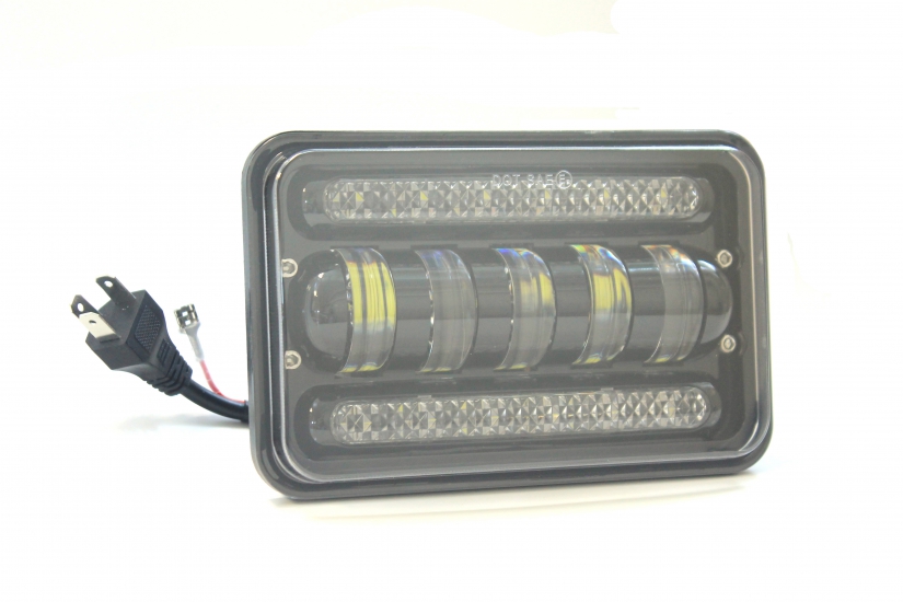 G0060 Фара светодиодная с ДХО (колодка H4) 12/24V 30W 