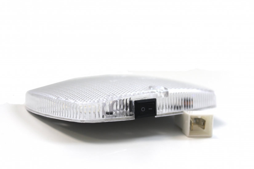 ЕС-06.02 LED (ATK-24) Плафон освещения салона накладной с выкл. универсальный 12/24V