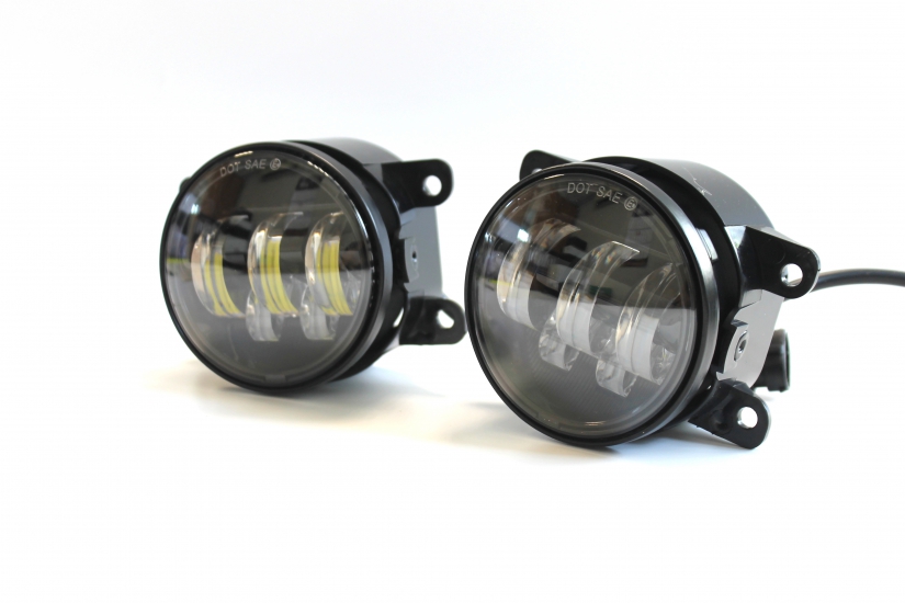 2180-5LINZ-YW VESTA LED Диодные ПТФ белый+желтый свет 12/24W 50W