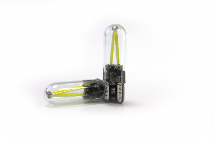 T10-GL-02B 12-24V Лампа светодиодная (W5W) w2.1-9.5d CANBUS белая TDR