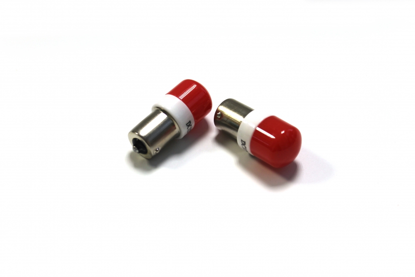1156-Red-FL-02B 12-24V Лампа светодиодная (P21W) BA15s красная TDR