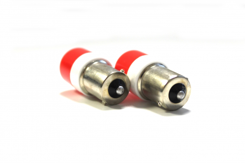 1156-Red-FL-02B 12-24V Лампа светодиодная (P21W) BA15s красная TDR
