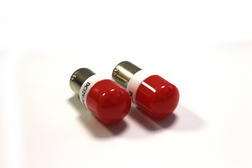 1156-Red-FL-02B 12-24V Лампа светодиодная (P21W) BA15s красная TDR