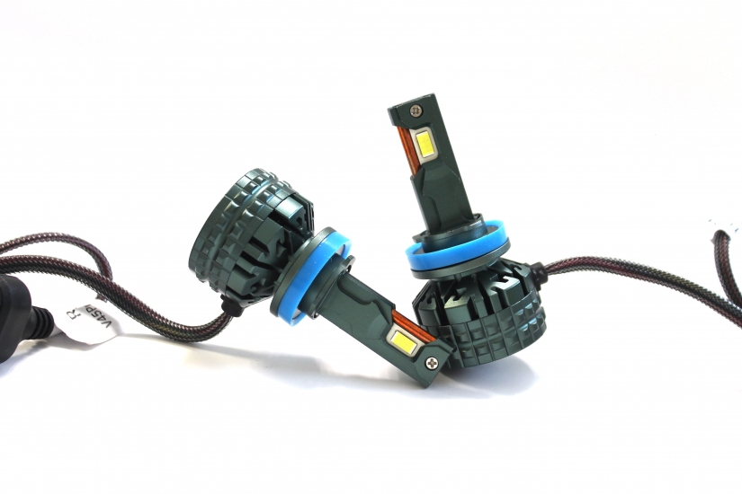 V45pro-Н11 Комплект светодиодных ламп RuZoom V45pro H11 9-32V 60W 6000K 6000Lm