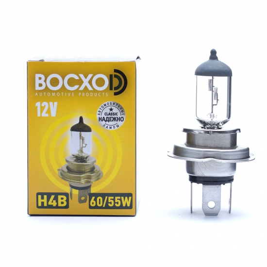 80684 Автолампа галогенная Н4B 60/55W 12V P30T BOCXOD