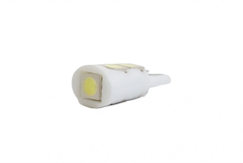 T10-5(12V) керамика Лампа светодиодная w2.1x9.5d smd 5050 12V 1W белые