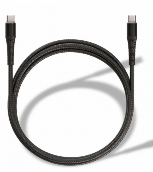 CB-712TC-TC(1.0)-CHP-B КабельTypeC-TypeC черный быстрый WIIX