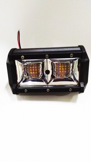 Светодиодные фары White/Yellow с функц.стробоскопа (18Led) 