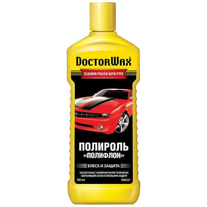 8227 DW Полироль-очиститель, защита Полифлон DOCTOR WAX CLEANER POLISH WITH PTFE