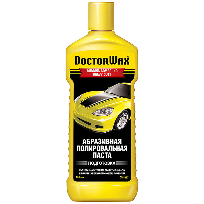 8287 DW Абразивная полировальная паста RUBBING COMPOUND HEAVY DUTY