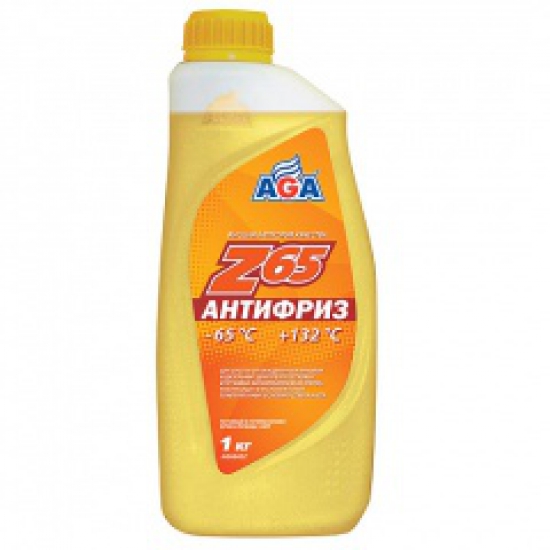 042 Антифриз, готовый к применению, желтый, -65С 946мл ANTIFREEZE AGA-Z65, PREMIX
