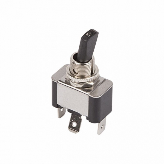 36-4350 Тумблер 12V 30A (3c) ON-OFF однополюсный с красной LED подсветкой ASW-07D-2