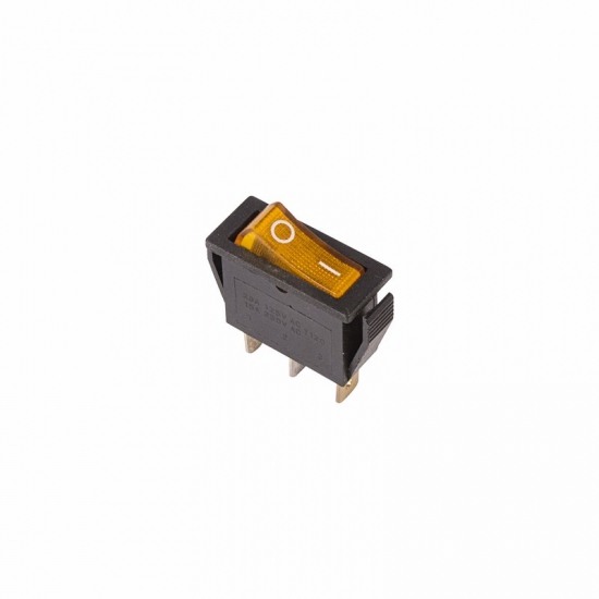 36-2170 Выключатель клавишный 12V 15A (3с) ON-OFF красный с подсв. Mini (RWB-206-1.SC-768) REXANT