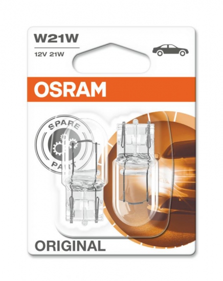 7505-02В Автолампа 12V W21W W3X16D OSRAM