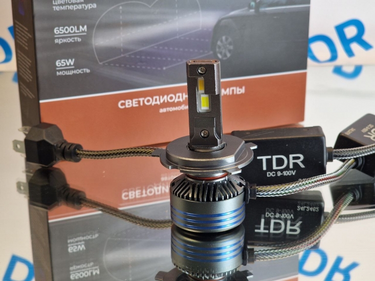 Светодиодные автолампы Sirius H4/H19 3000/6000K ближний желтый/дальний белый 9-100V 65W