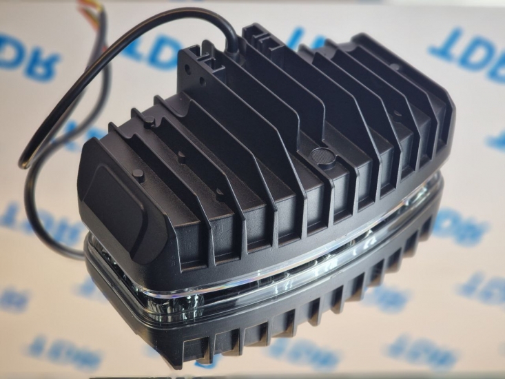 UZ-022 Фара дополнительная LED 12/24V 60W 10000LM 3000-6000K 106*92*70mm белый+желтый