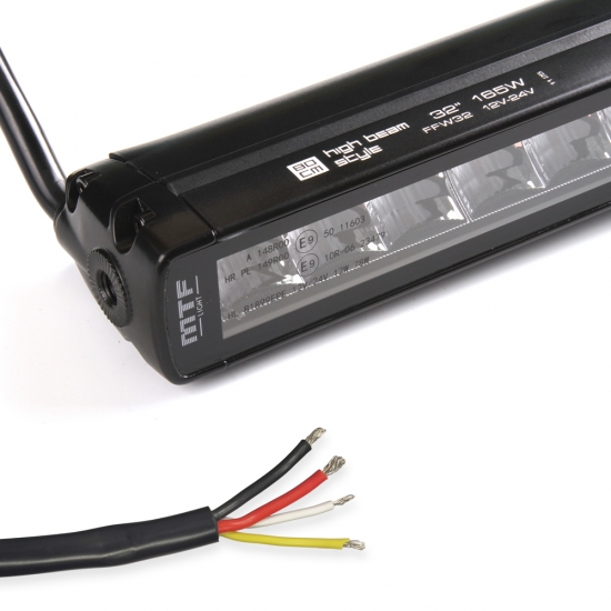 Светодиодная фара дальнего света MTF LIGHT серия HIGH BEAM STYLE, 12/24V, 165W, 9200LM, 5500K, 32, IP68, ECE R10, шт.