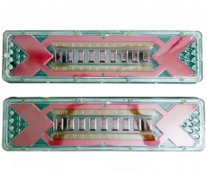 WD-008 Грузовые фонари задние 3000К 1800Lm 24V (комплект 2 шт.)