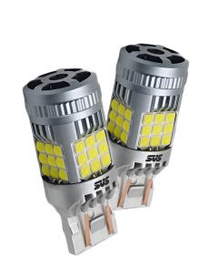 Светодиодные автолампы SVS X-TremeLight W21W/5 -7443/12-24V/30W/6000K/3200Lm/Chip 3030-36SMD CANBUS FAN
