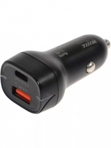 UCC-7-2-08 Зарядное устройство WIIX 2 USB-порта(PD3.0+QC4.0),52W, черный