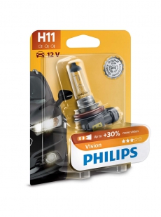 12362PRB1 Автолампа H11 12V-55W (PGJ19-2) Vision (блистер 1 шт) Philips