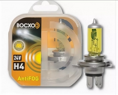 80724(C)AF-2BOX Автолампа AntiFog (Yellow) H4 75/70W 24V P43T BOCXOD (к-т 2шт.)