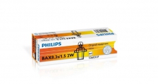 12602CP Автолампа 12V 2W BAX8,3s/1.5 (голубой патрон) Philips