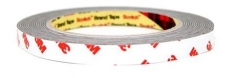 3M10X500W ЗМ TAPE(ACRYL) оригинальный серый двусторонний скотч 10*5мм (белая подложка)
