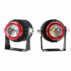 G0131 Мото фара 10-80V 4000Lm 3000-6500K 60W желтый+белый свет (к-т 2 шт.)
