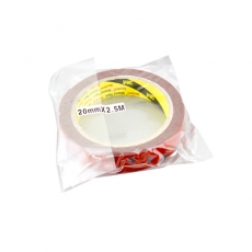 3M20X250R ЗМ TAPE(ACRYL) оригинальный серый двусторонний скотч 20*2,5мм (красная подложка)