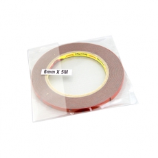 3M6X500R ЗМ TAPE(ACRYL) оригинальный серый двусторонний скотч 6*5мм (красная подложка)