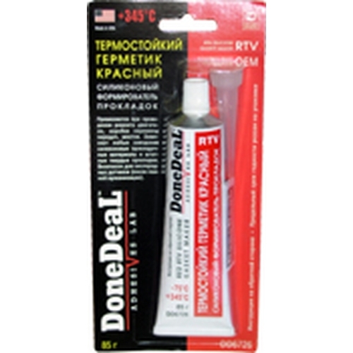6724 DD Термостойкий красный силиконовый формирователь прокладок RED RTV SILICONE 