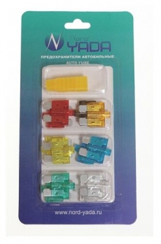 904063 Предохранитель MEDIUM W270-1 с индик.12шт в блистере(10А,15А ,20А,25А,30А-2шт; 5А,7,5A-1шт)