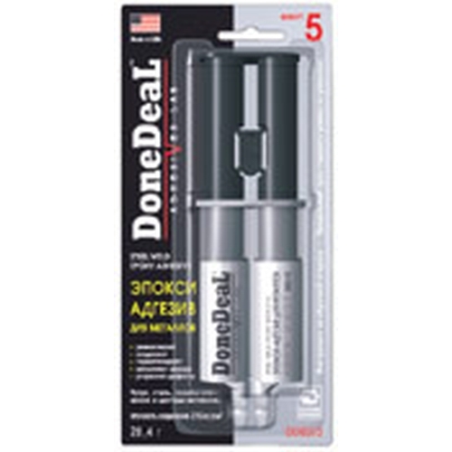 6573 DD 5-минутный эпокси-адгезив для металлов (цвет: серый) STEEL WELD EPOXY ADHESIVE 